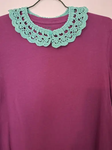 Children's openwork collar.