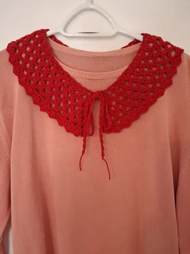 Red cotton sleeve