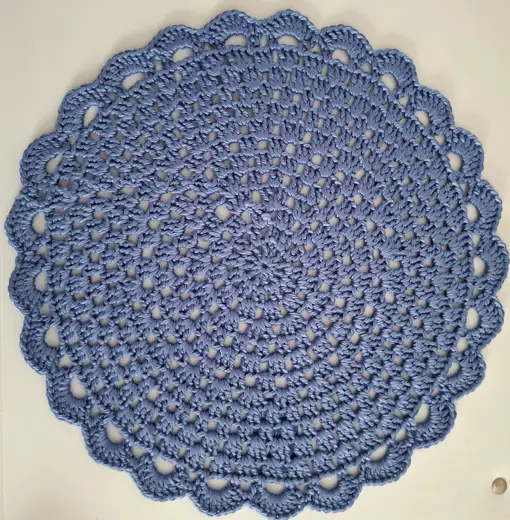 Round Knitted Doily